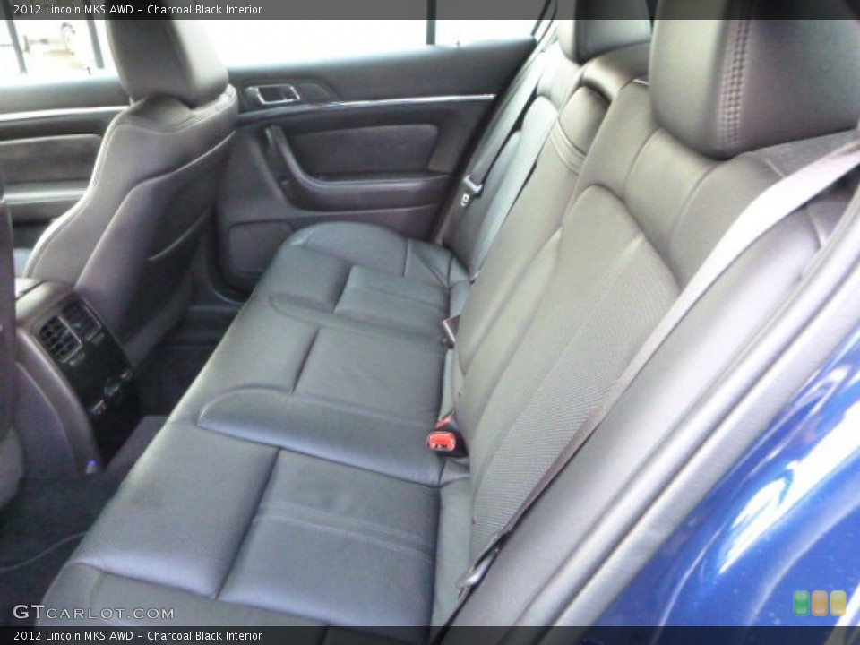 Charcoal Black Interior Rear Seat for the 2012 Lincoln MKS AWD #86395899