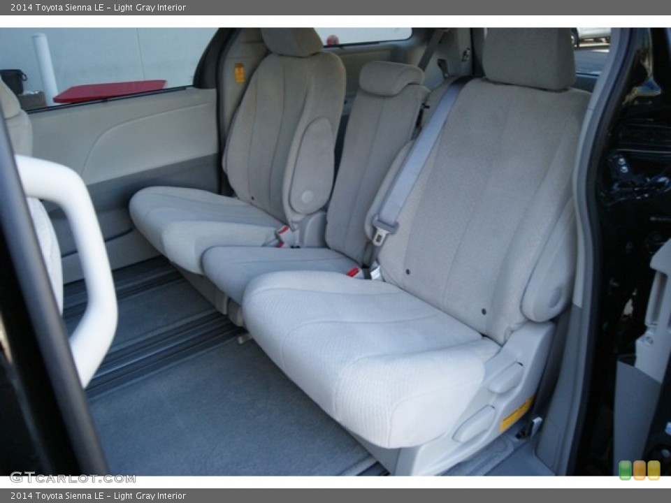 Light Gray Interior Rear Seat for the 2014 Toyota Sienna LE #86396517