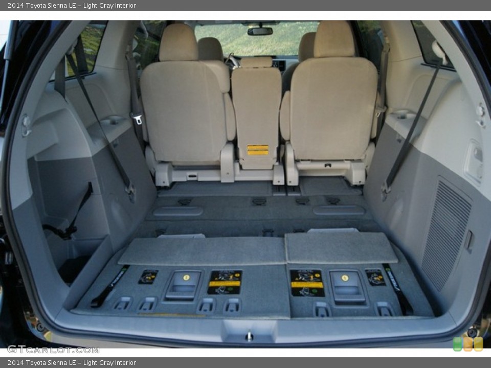 Light Gray Interior Trunk for the 2014 Toyota Sienna LE #86396538