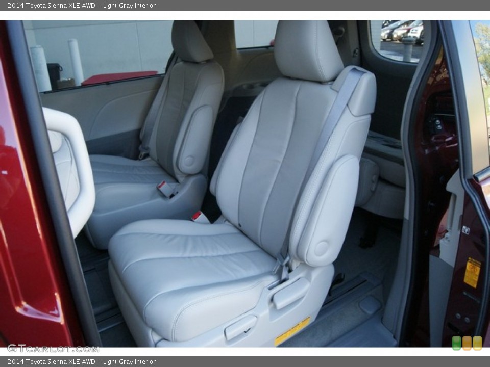 Light Gray Interior Rear Seat for the 2014 Toyota Sienna XLE AWD #86396715
