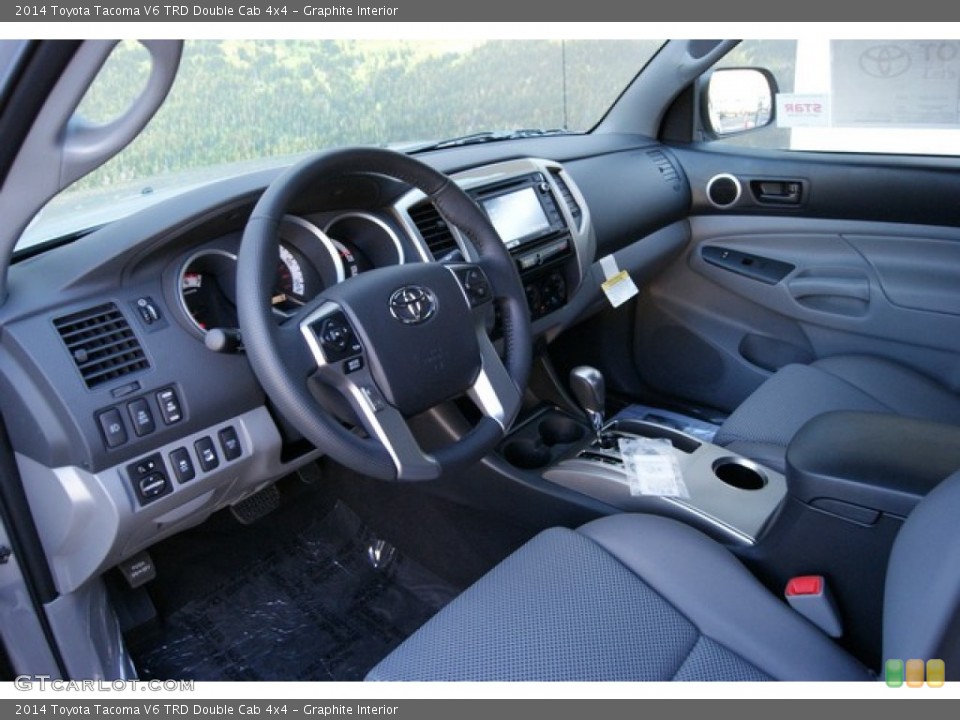 Graphite Interior Photo for the 2014 Toyota Tacoma V6 TRD Double Cab 4x4 #86396892