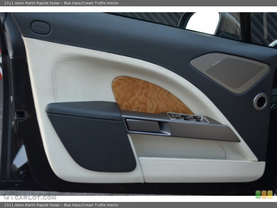 Blue Haze/Cream Truffle Interior Door Panel for the 2011 Aston Martin Rapide Sedan #86397630