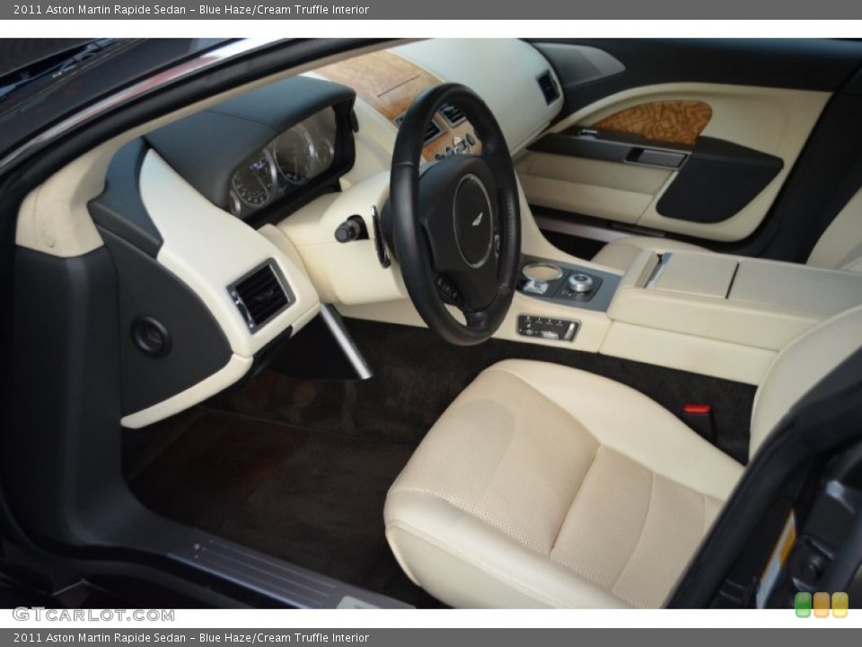 Blue Haze/Cream Truffle Interior Photo for the 2011 Aston Martin Rapide Sedan #86397645