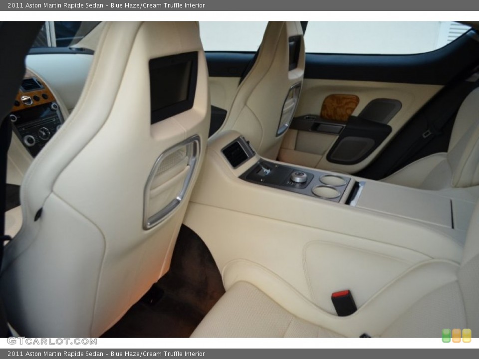 Blue Haze/Cream Truffle Interior Rear Seat for the 2011 Aston Martin Rapide Sedan #86397666