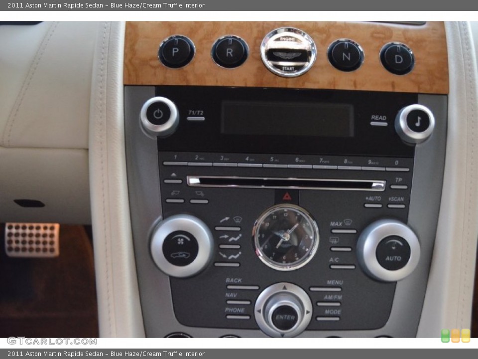 Blue Haze/Cream Truffle Interior Controls for the 2011 Aston Martin Rapide Sedan #86397762