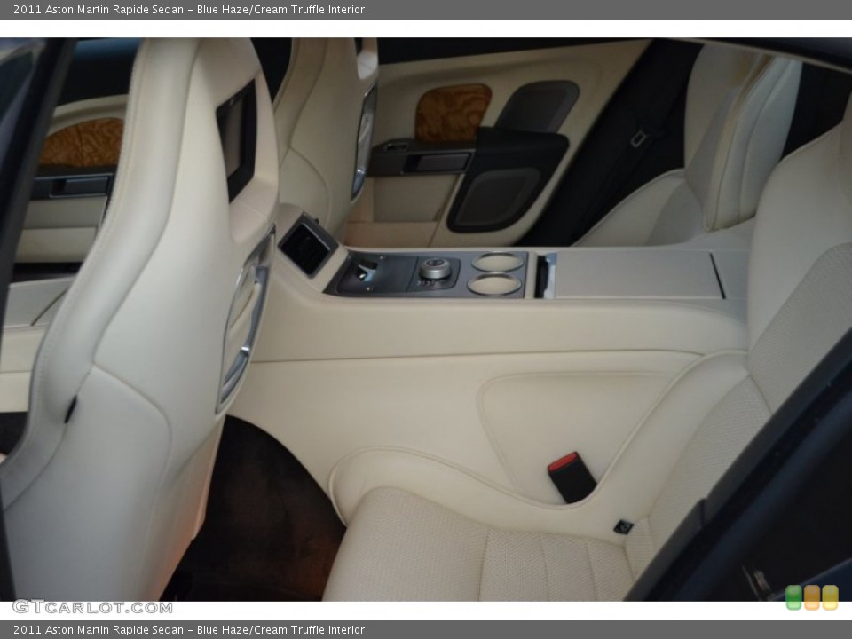 Blue Haze/Cream Truffle Interior Rear Seat for the 2011 Aston Martin Rapide Sedan #86397882