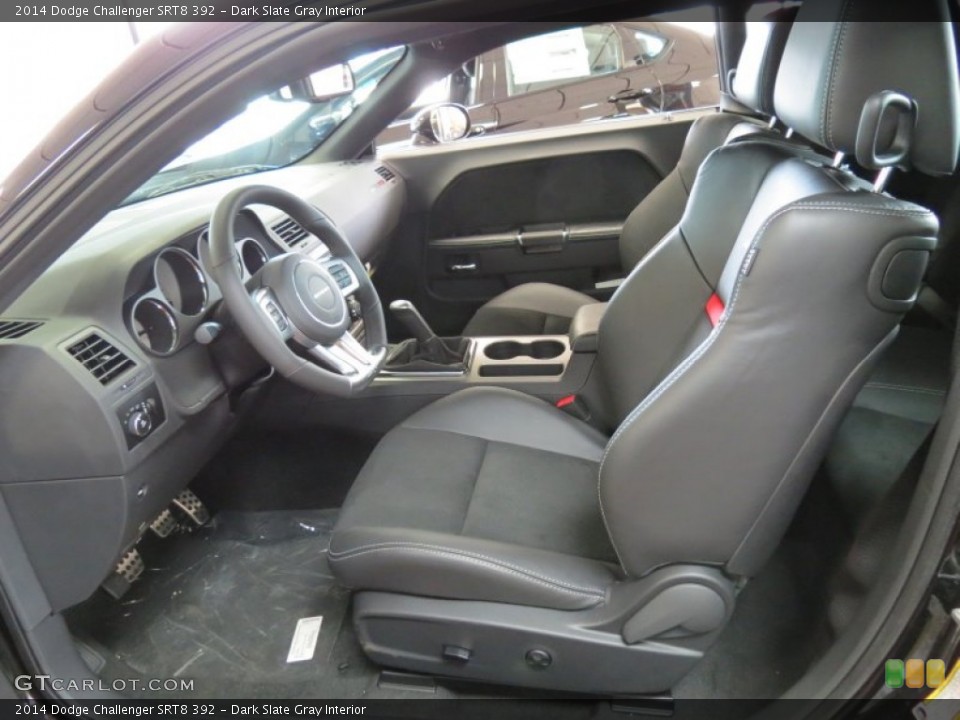 Dark Slate Gray Interior Front Seat for the 2014 Dodge Challenger SRT8 392 #86402591