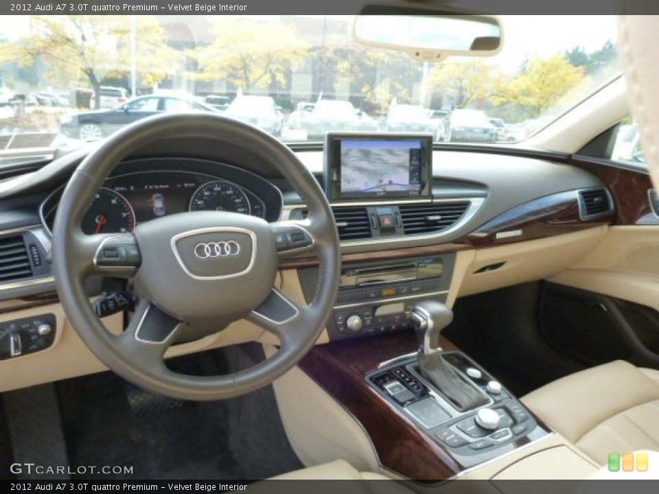 Velvet Beige Interior Photo for the 2012 Audi A7 3.0T quattro Premium #86402627