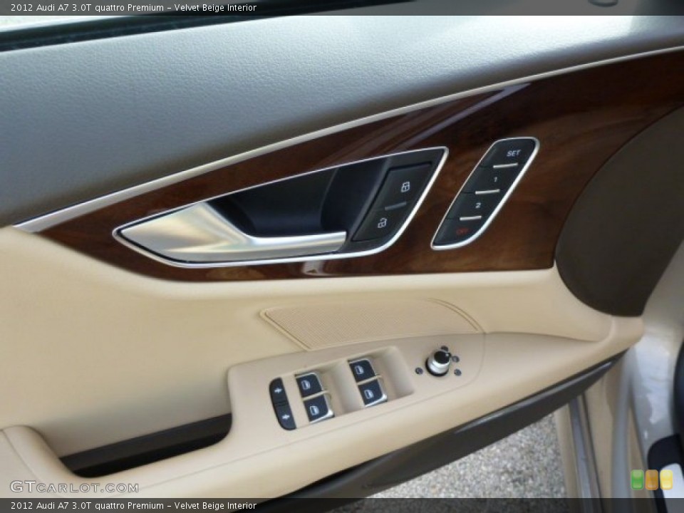 Velvet Beige Interior Door Panel for the 2012 Audi A7 3.0T quattro Premium #86402657
