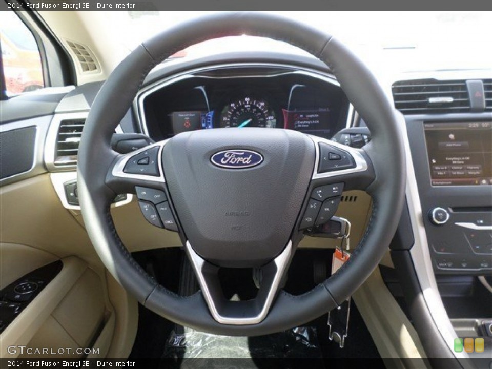 Dune Interior Steering Wheel for the 2014 Ford Fusion Energi SE #86405936