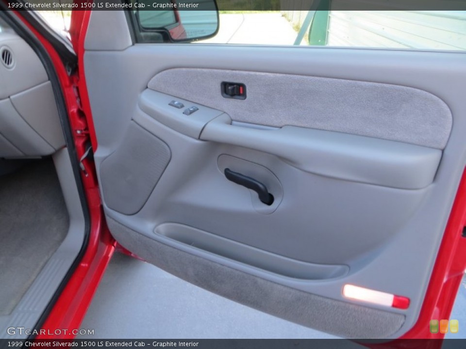 Graphite Interior Door Panel for the 1999 Chevrolet Silverado 1500 LS Extended Cab #86410235