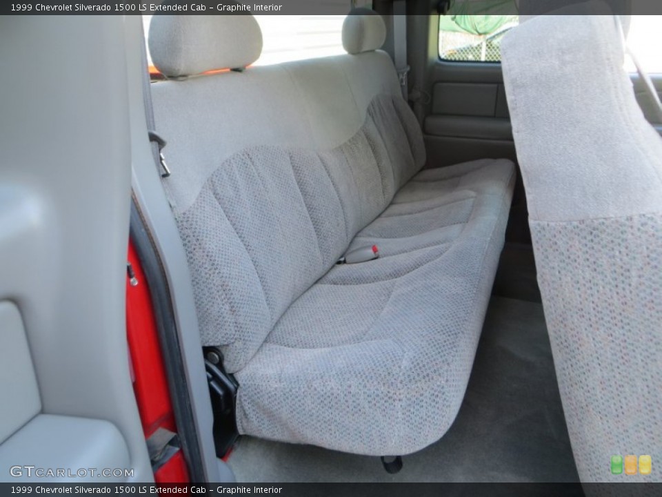 Graphite Interior Rear Seat for the 1999 Chevrolet Silverado 1500 LS Extended Cab #86410304