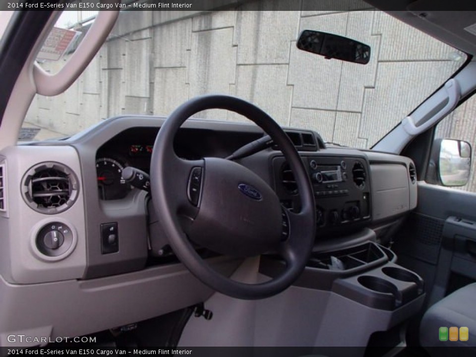 Medium Flint Interior Dashboard for the 2014 Ford E-Series Van E150 Cargo Van #86417111