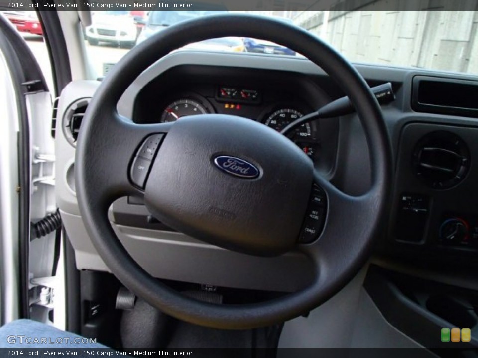 Medium Flint Interior Steering Wheel for the 2014 Ford E-Series Van E150 Cargo Van #86417177