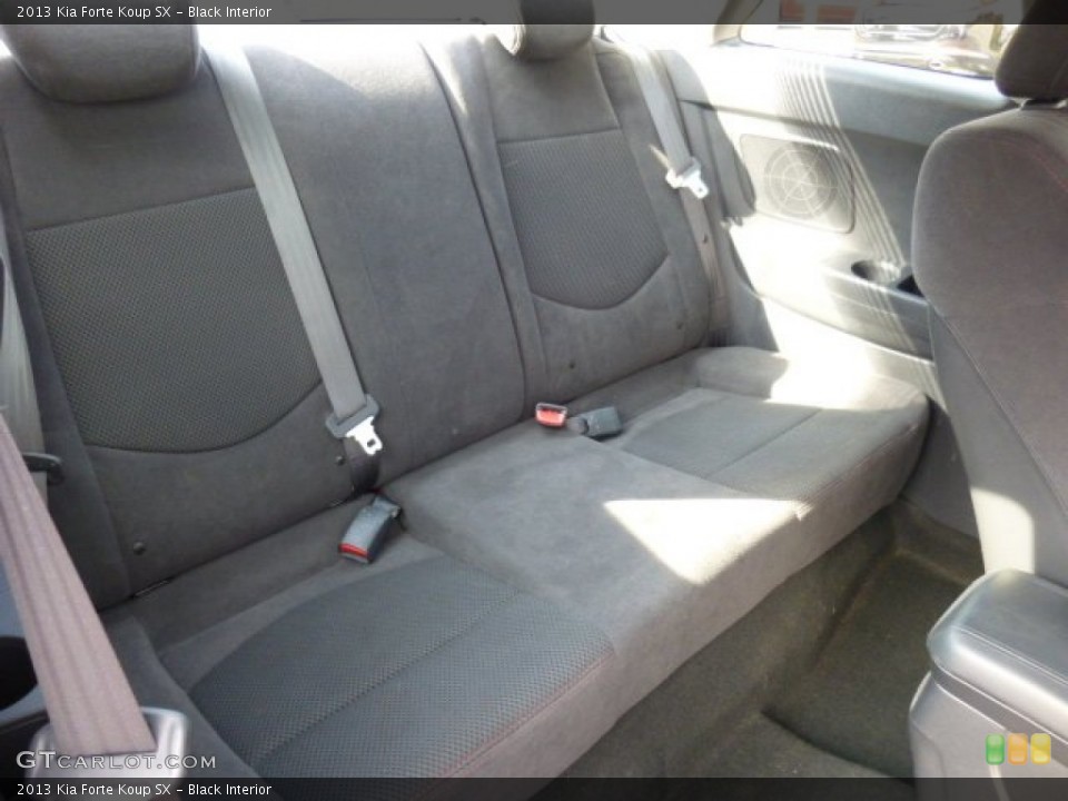 Black Interior Rear Seat for the 2013 Kia Forte Koup SX #86421107