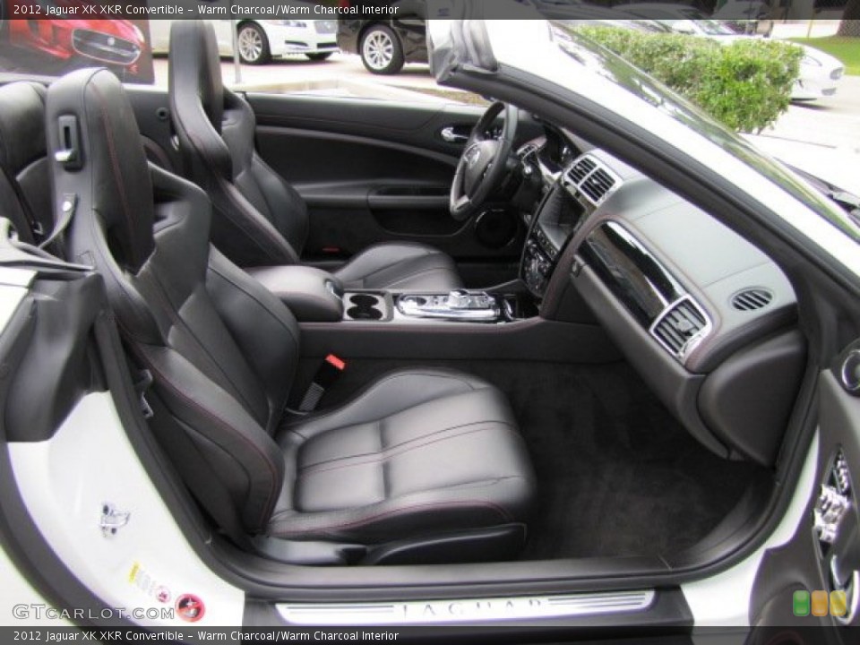 Warm Charcoal/Warm Charcoal Interior Front Seat for the 2012 Jaguar XK XKR Convertible #86421134