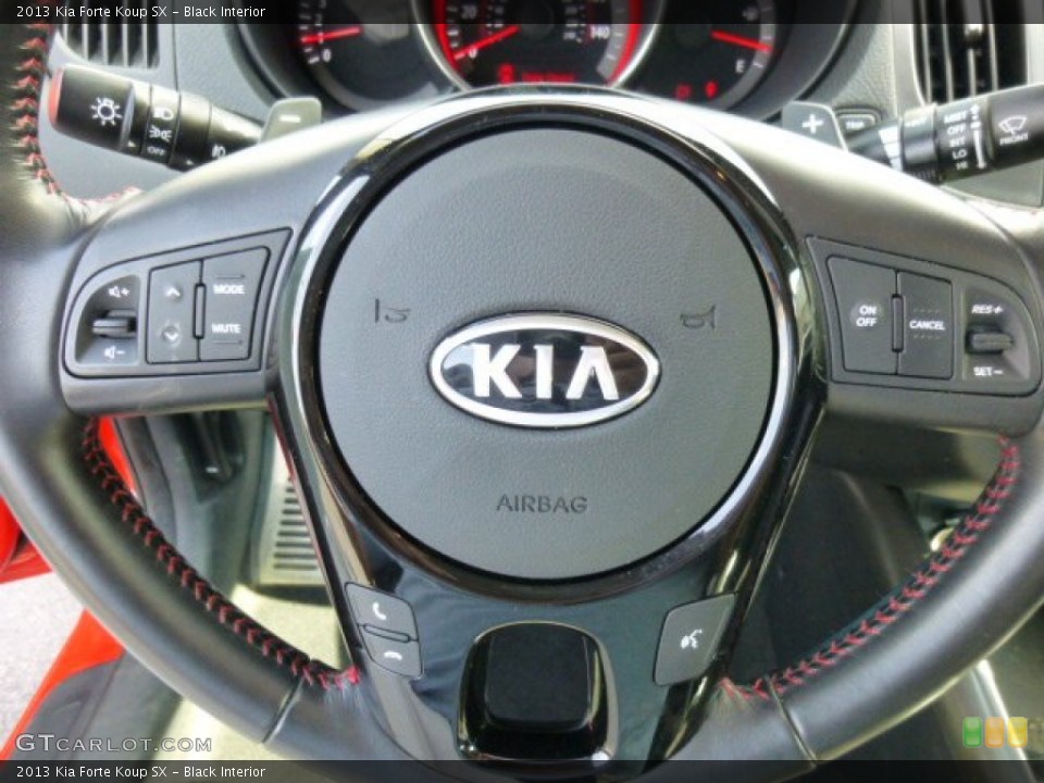 Black Interior Controls for the 2013 Kia Forte Koup SX #86421227