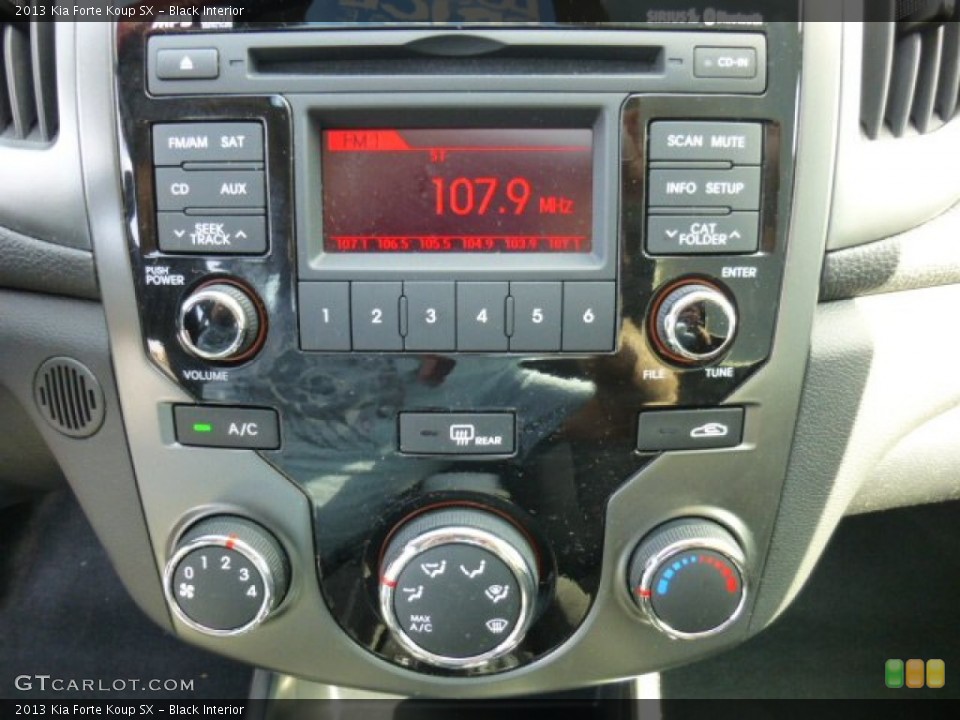 Black Interior Controls for the 2013 Kia Forte Koup SX #86421251