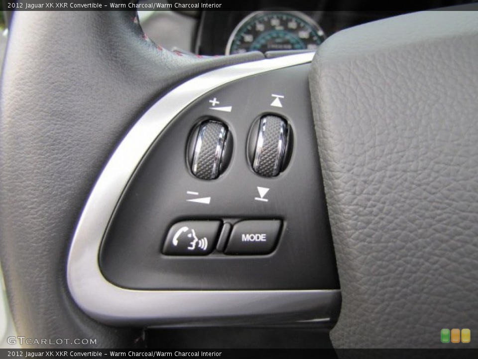 Warm Charcoal/Warm Charcoal Interior Controls for the 2012 Jaguar XK XKR Convertible #86421596