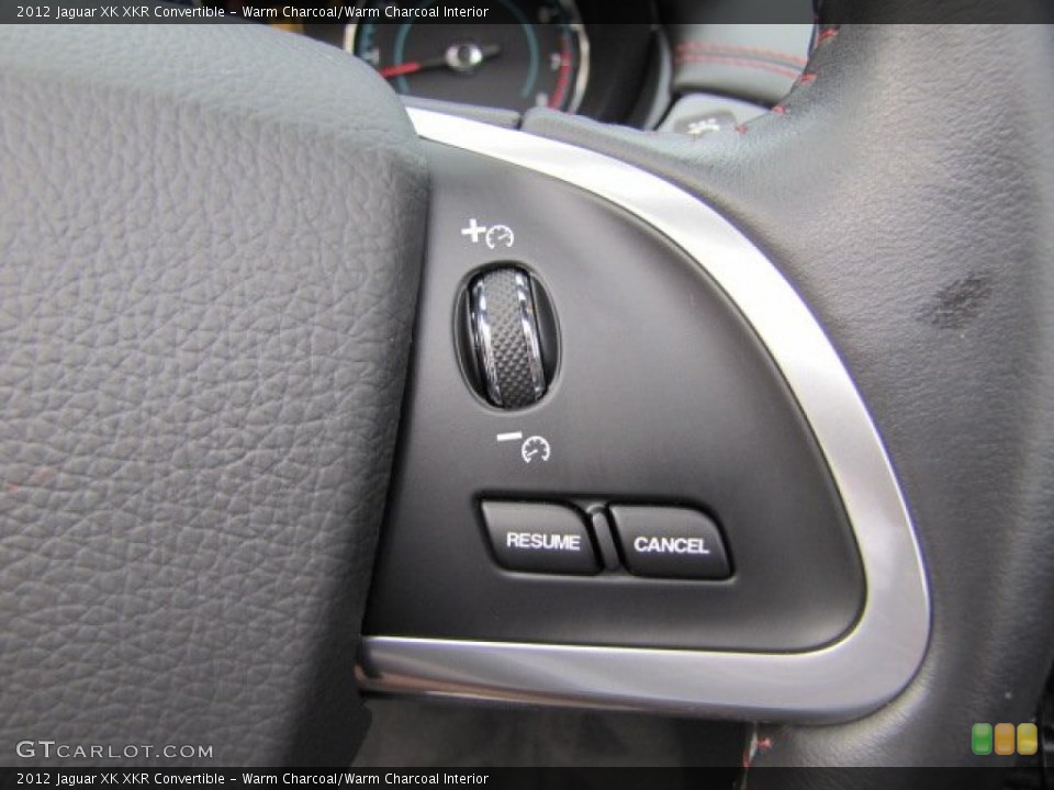 Warm Charcoal/Warm Charcoal Interior Controls for the 2012 Jaguar XK XKR Convertible #86421616
