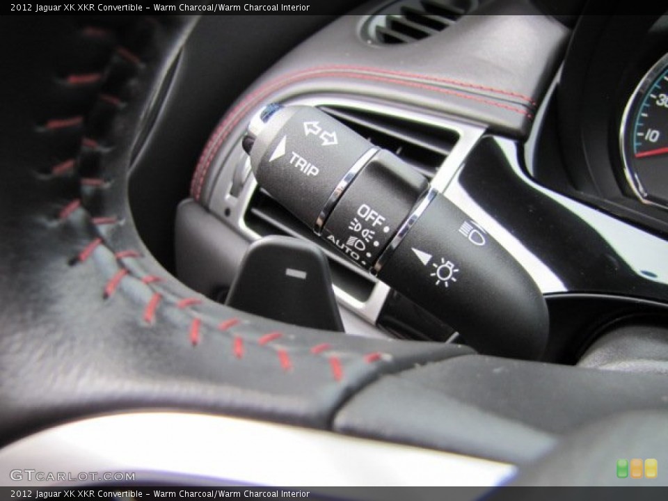 Warm Charcoal/Warm Charcoal Interior Controls for the 2012 Jaguar XK XKR Convertible #86421680