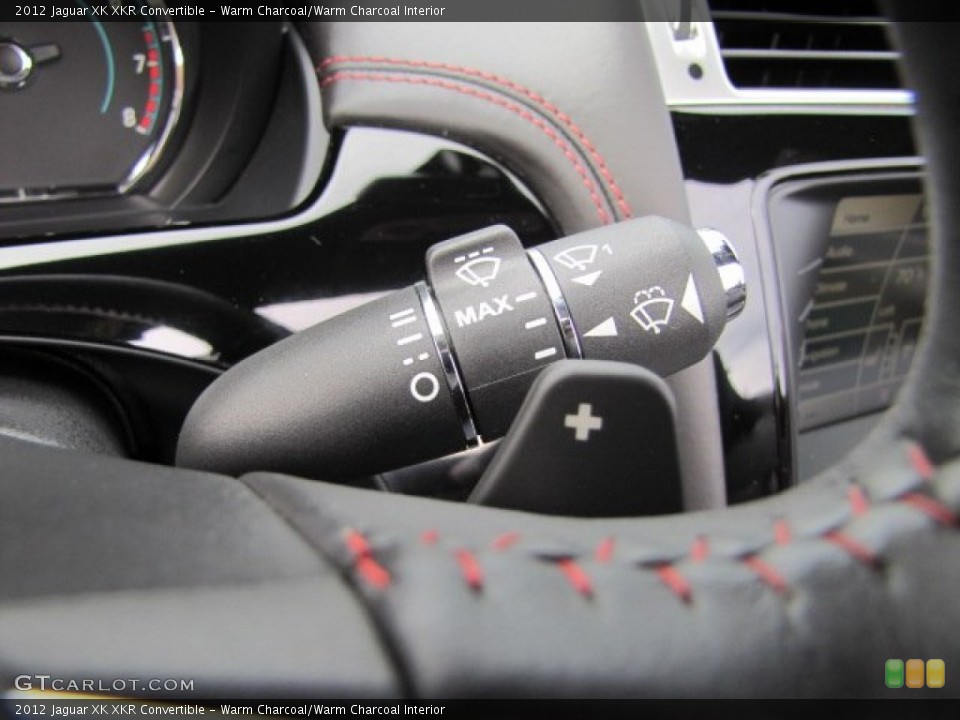 Warm Charcoal/Warm Charcoal Interior Controls for the 2012 Jaguar XK XKR Convertible #86421696