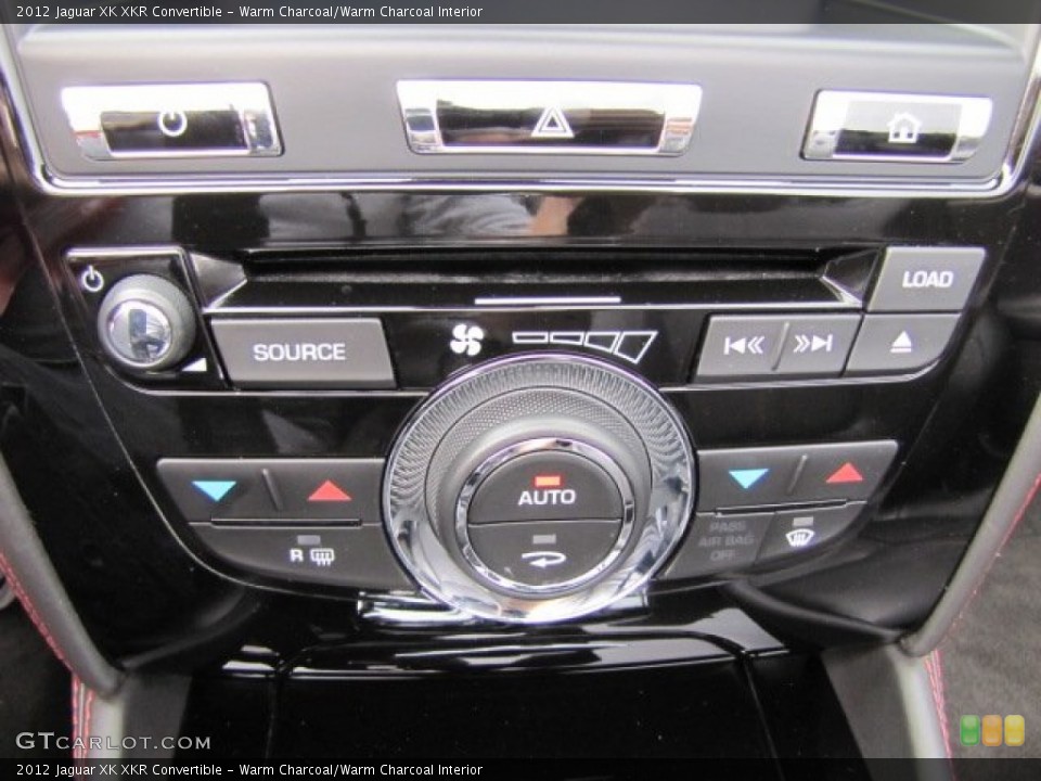 Warm Charcoal/Warm Charcoal Interior Controls for the 2012 Jaguar XK XKR Convertible #86421778
