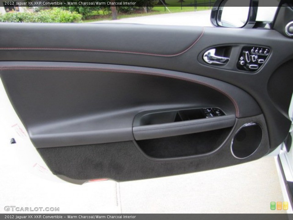 Warm Charcoal/Warm Charcoal Interior Door Panel for the 2012 Jaguar XK XKR Convertible #86421887
