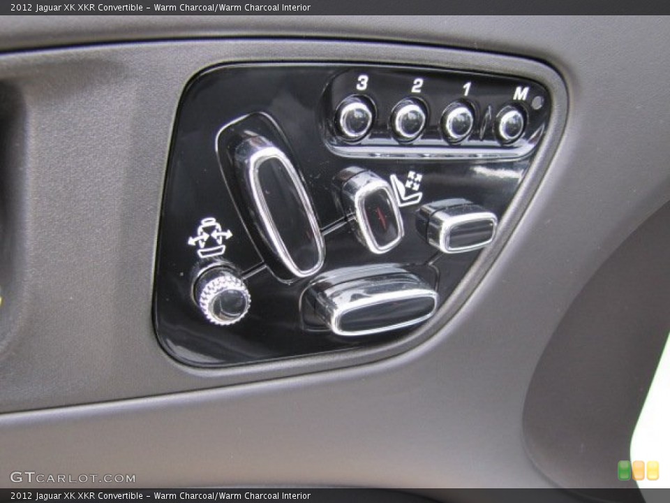 Warm Charcoal/Warm Charcoal Interior Controls for the 2012 Jaguar XK XKR Convertible #86421929