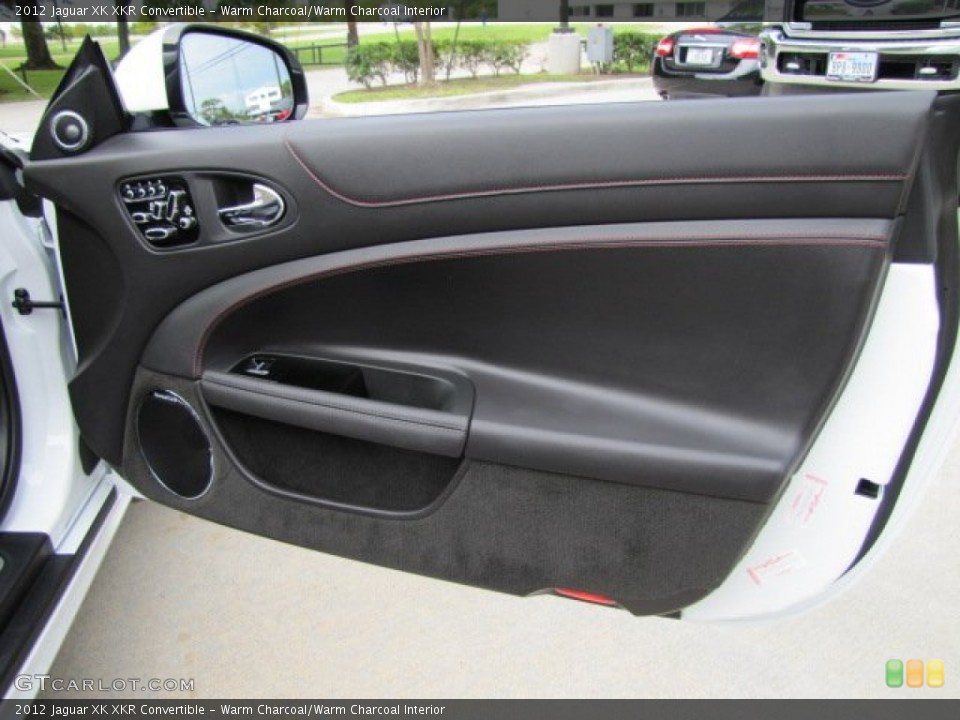 Warm Charcoal/Warm Charcoal Interior Door Panel for the 2012 Jaguar XK XKR Convertible #86421947