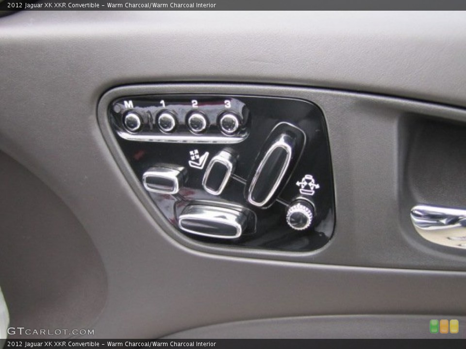 Warm Charcoal/Warm Charcoal Interior Controls for the 2012 Jaguar XK XKR Convertible #86421968
