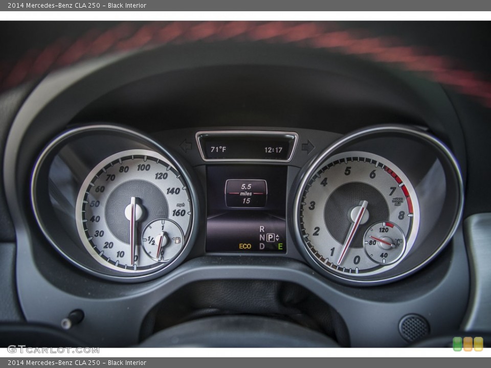 Black Interior Gauges for the 2014 Mercedes-Benz CLA 250 #86422046