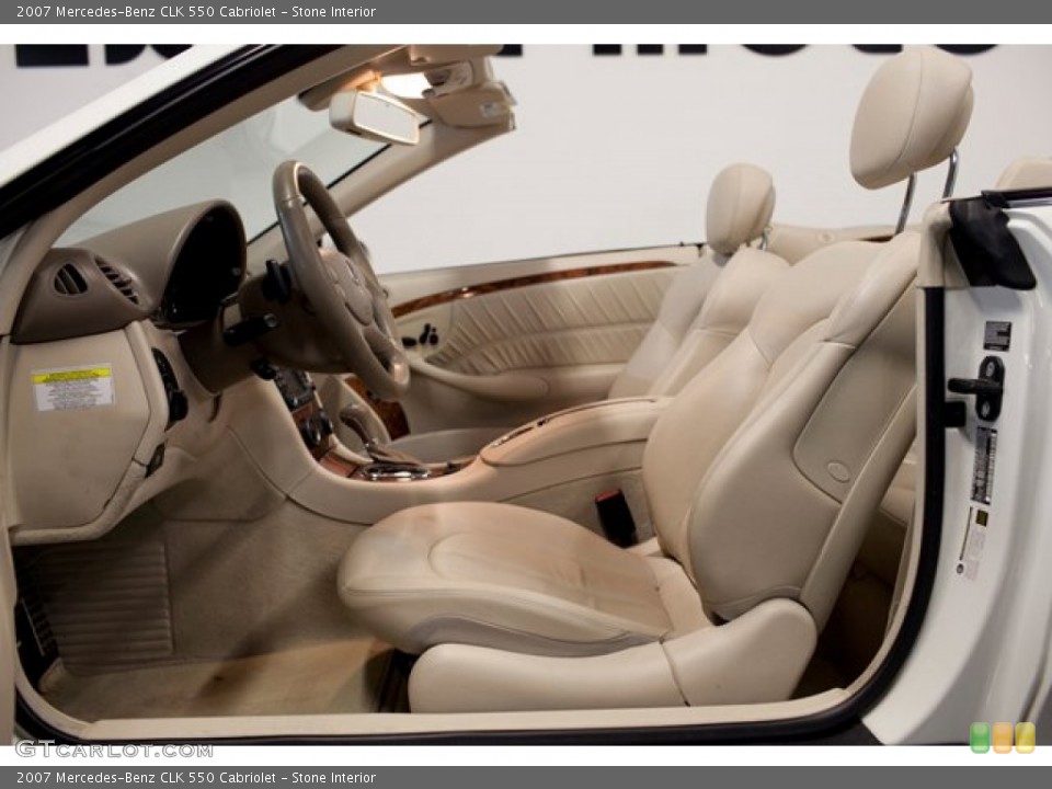 Stone Interior Photo for the 2007 Mercedes-Benz CLK 550 Cabriolet #86426789
