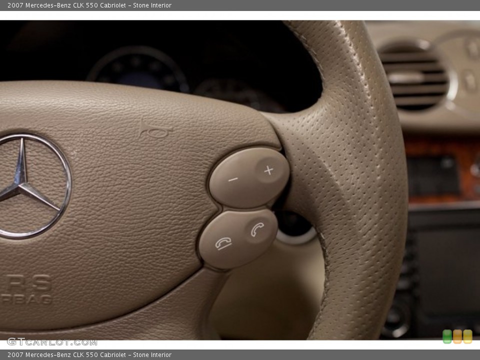 Stone Interior Controls for the 2007 Mercedes-Benz CLK 550 Cabriolet #86426954