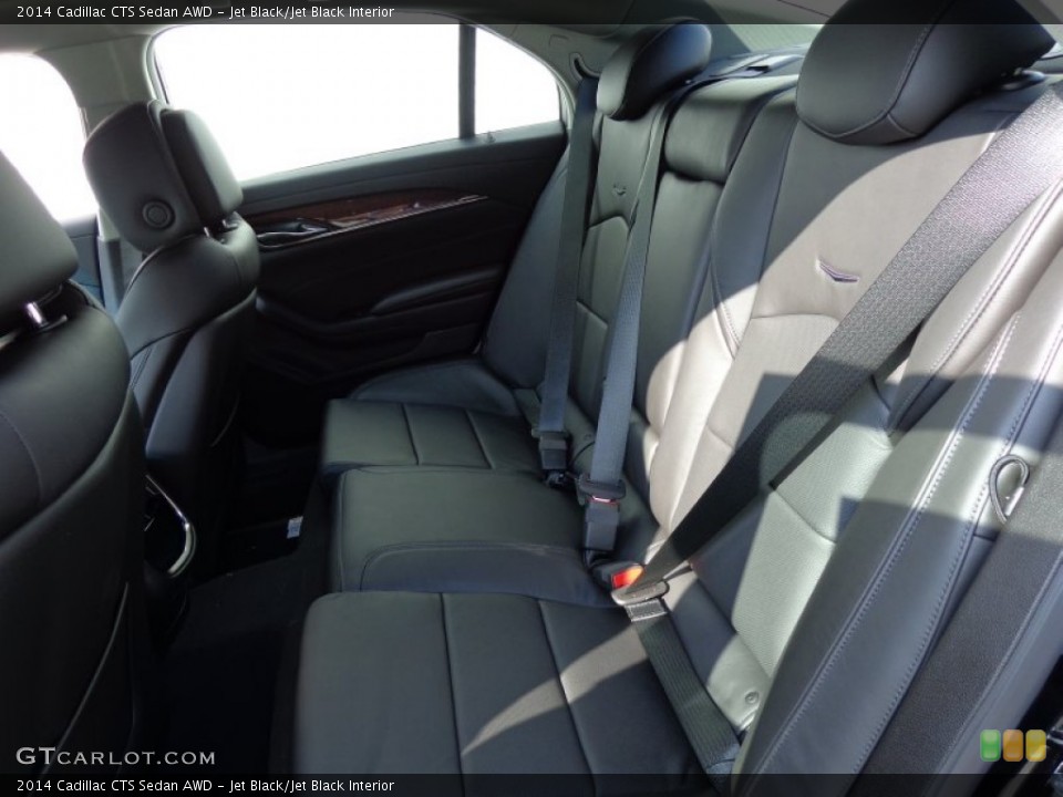 Jet Black/Jet Black Interior Rear Seat for the 2014 Cadillac CTS Sedan AWD #86427041