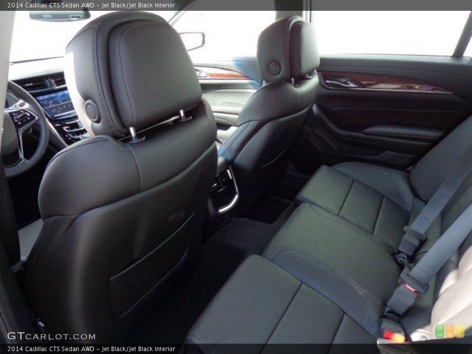 Jet Black/Jet Black Interior Rear Seat for the 2014 Cadillac CTS Sedan AWD #86427062