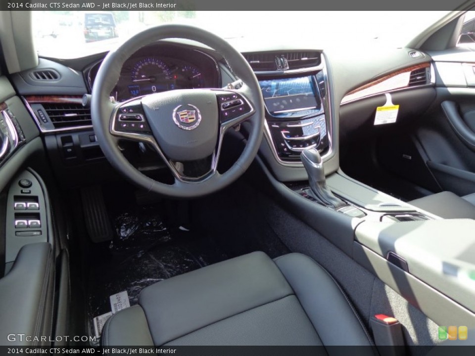 Jet Black/Jet Black Interior Prime Interior for the 2014 Cadillac CTS Sedan AWD #86427086