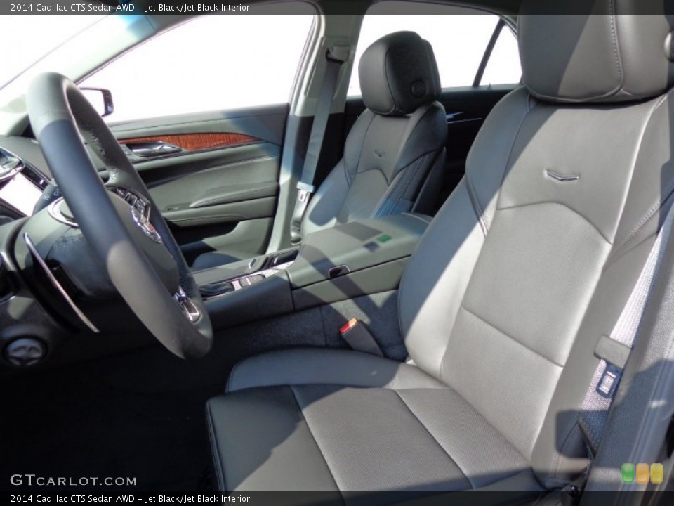 Jet Black/Jet Black Interior Front Seat for the 2014 Cadillac CTS Sedan AWD #86427113