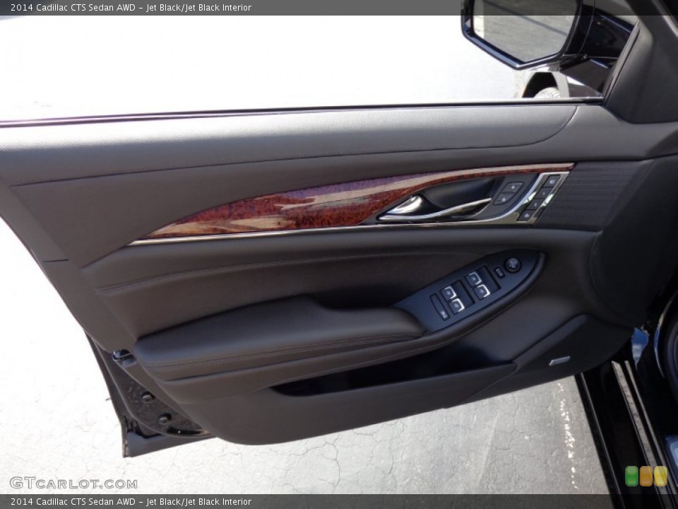 Jet Black/Jet Black Interior Door Panel for the 2014 Cadillac CTS Sedan AWD #86427140