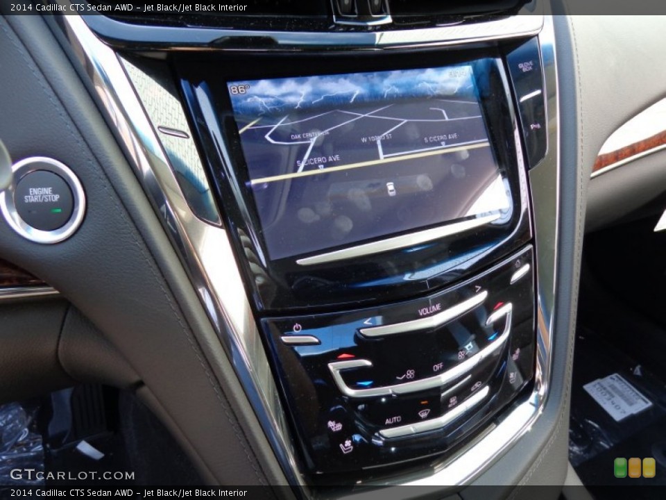 Jet Black/Jet Black Interior Controls for the 2014 Cadillac CTS Sedan AWD #86427272