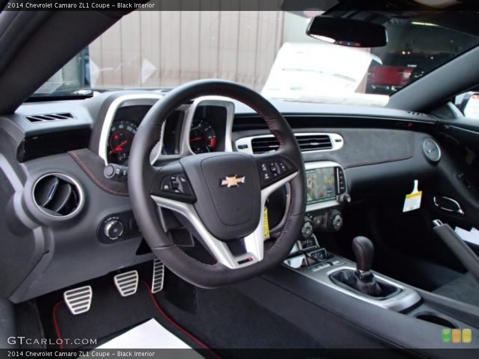 Black Interior Dashboard for the 2014 Chevrolet Camaro ZL1 Coupe #86427944