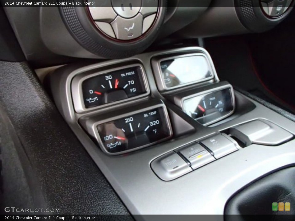Black Interior Gauges for the 2014 Chevrolet Camaro ZL1 Coupe #86428061