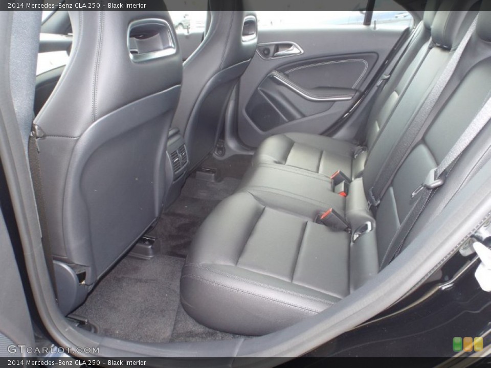 Black Interior Rear Seat for the 2014 Mercedes-Benz CLA 250 #86428427