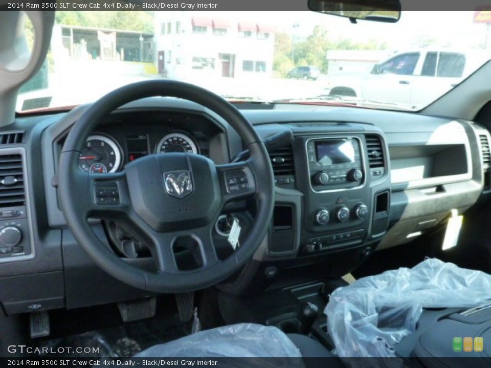 Black/Diesel Gray Interior Dashboard for the 2014 Ram 3500 SLT Crew Cab 4x4 Dually #86429343