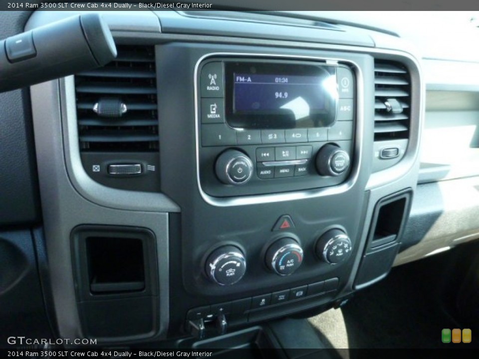 Black/Diesel Gray Interior Controls for the 2014 Ram 3500 SLT Crew Cab 4x4 Dually #86429423