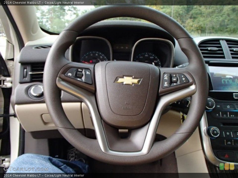 Cocoa/Light Neutral Interior Steering Wheel for the 2014 Chevrolet Malibu LT #86431311