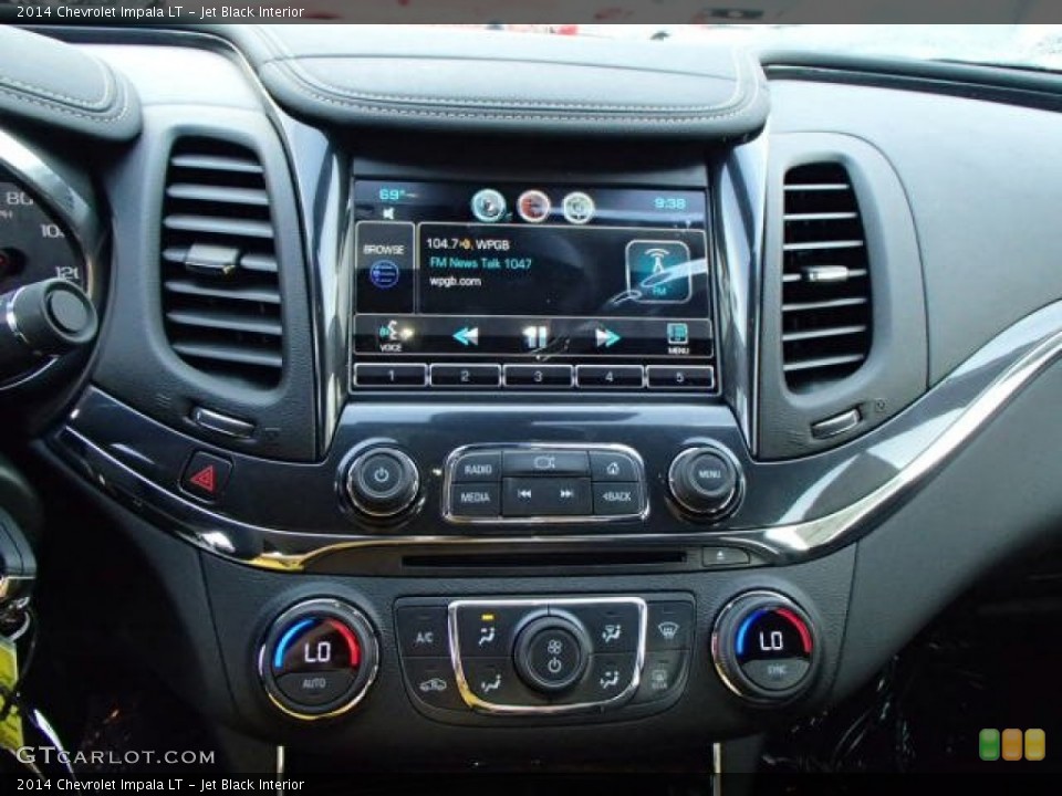 Jet Black Interior Controls for the 2014 Chevrolet Impala LT #86432119