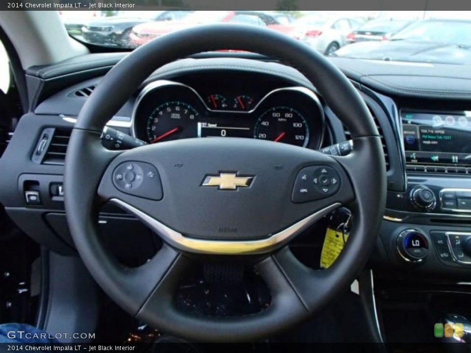 Jet Black Interior Steering Wheel for the 2014 Chevrolet Impala LT #86432190