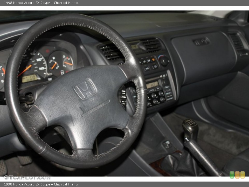Charcoal Interior Dashboard for the 1998 Honda Accord EX Coupe #86434999