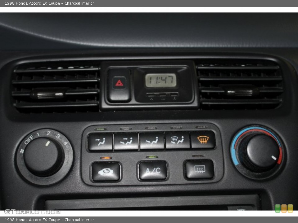 Charcoal Interior Controls for the 1998 Honda Accord EX Coupe #86435067